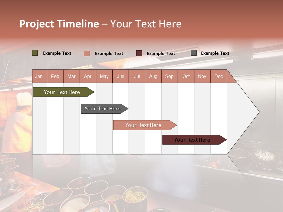 Hotel Fire Commercial Kitchen PowerPoint Template