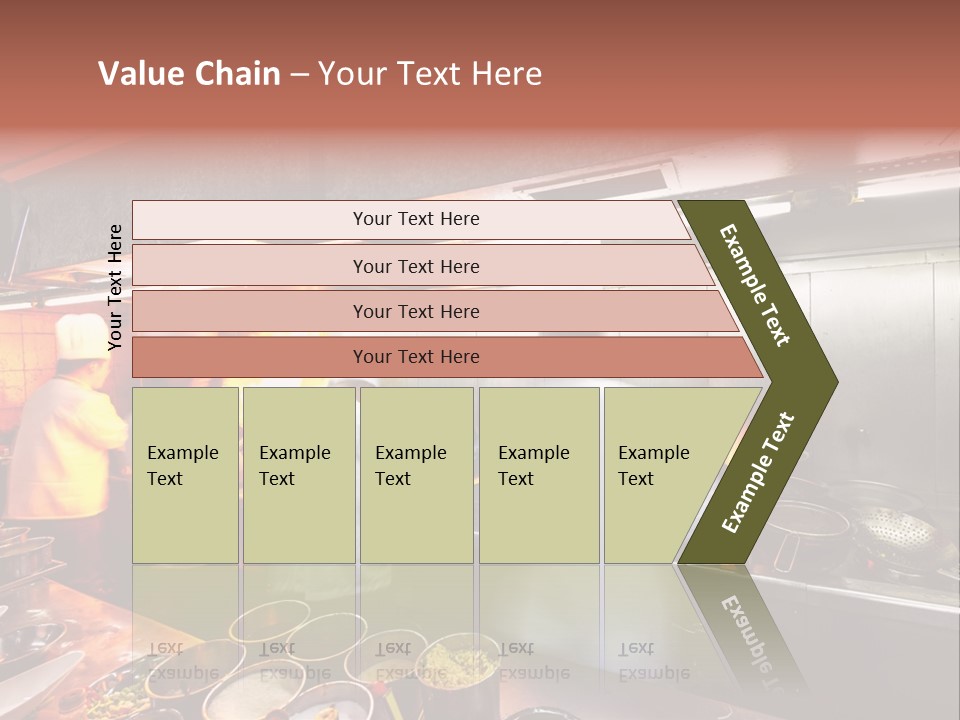 Hotel Fire Commercial Kitchen PowerPoint Template