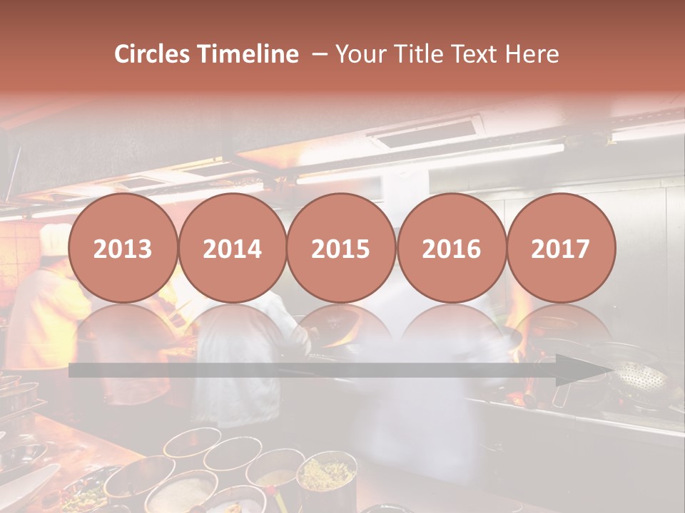 Hotel Fire Commercial Kitchen PowerPoint Template