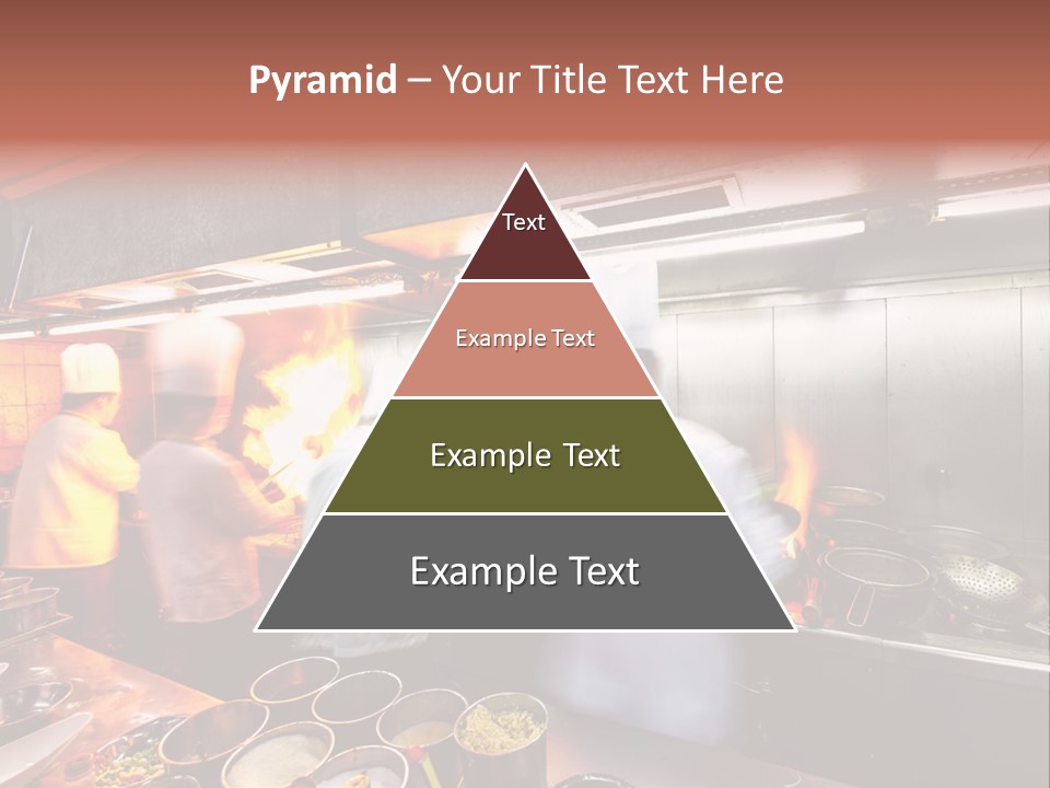 Hotel Fire Commercial Kitchen PowerPoint Template
