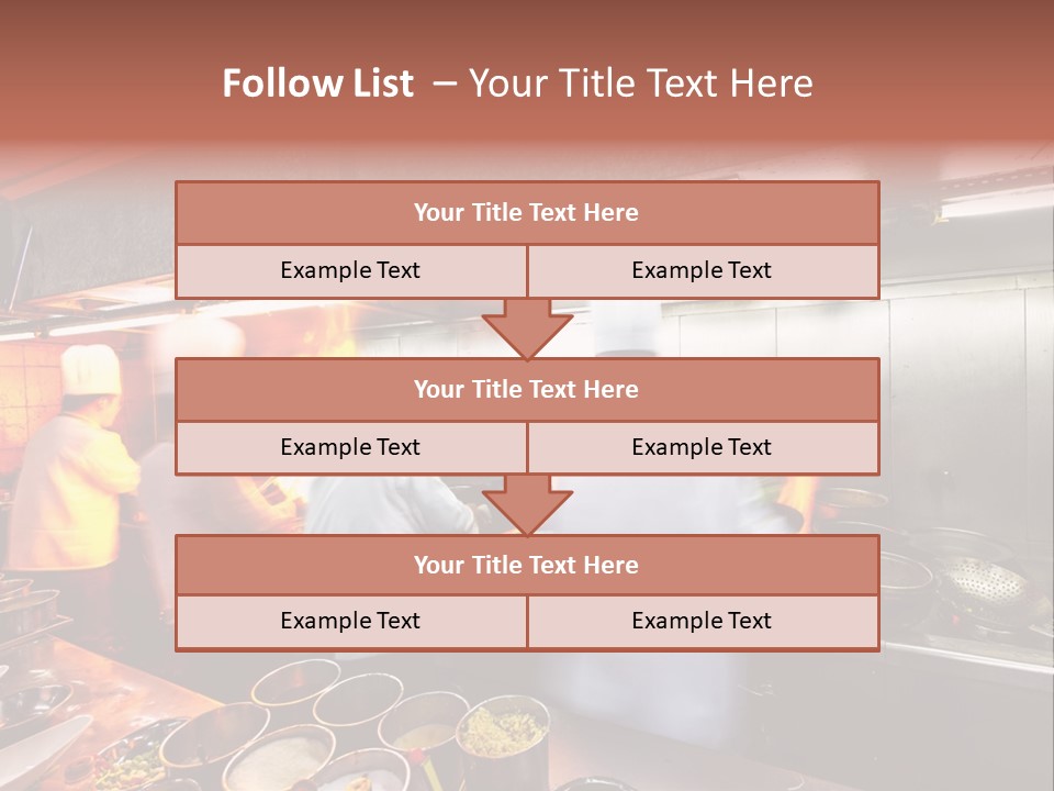 Hotel Fire Commercial Kitchen PowerPoint Template