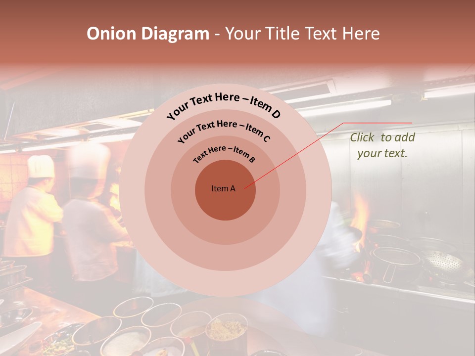 Hotel Fire Commercial Kitchen PowerPoint Template