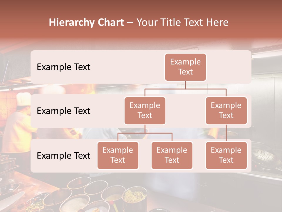 Hotel Fire Commercial Kitchen PowerPoint Template