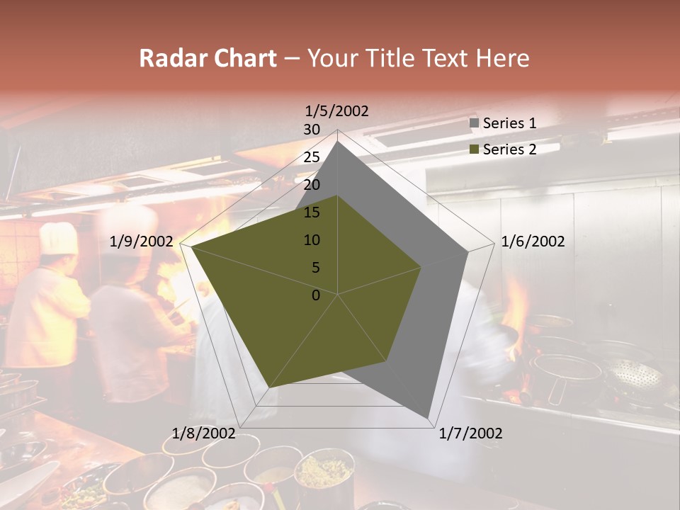 Hotel Fire Commercial Kitchen PowerPoint Template