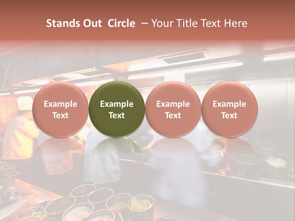 Hotel Fire Commercial Kitchen PowerPoint Template