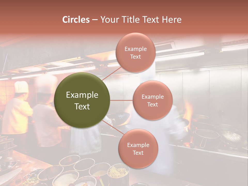 Hotel Fire Commercial Kitchen PowerPoint Template