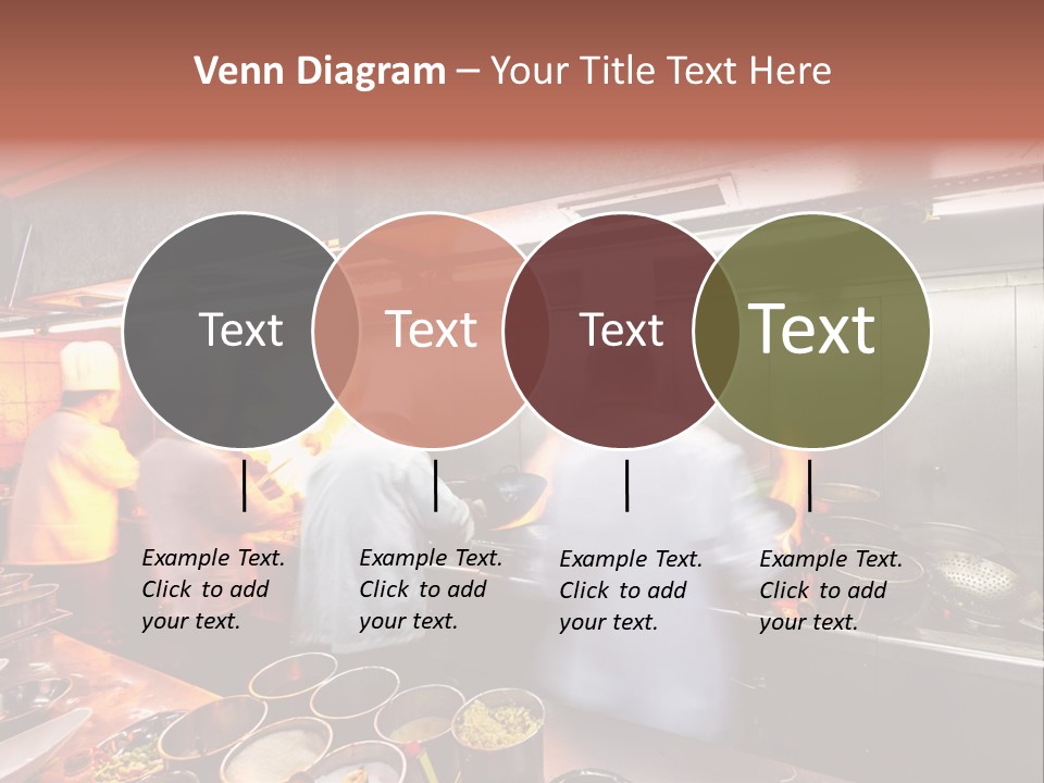 Hotel Fire Commercial Kitchen PowerPoint Template