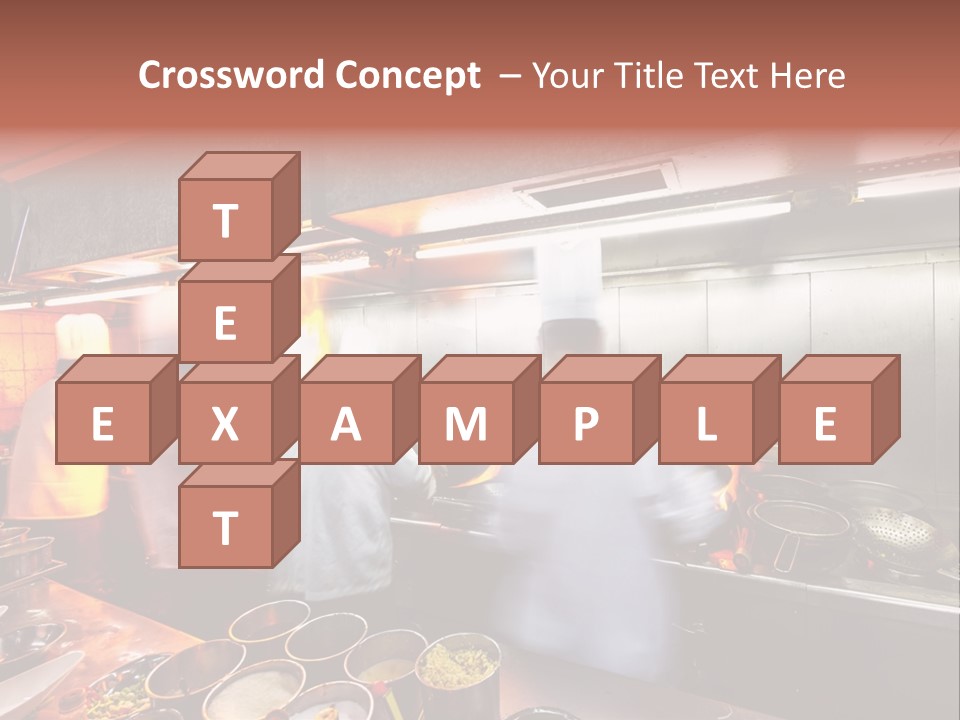 Hotel Fire Commercial Kitchen PowerPoint Template