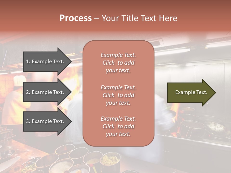 Hotel Fire Commercial Kitchen PowerPoint Template
