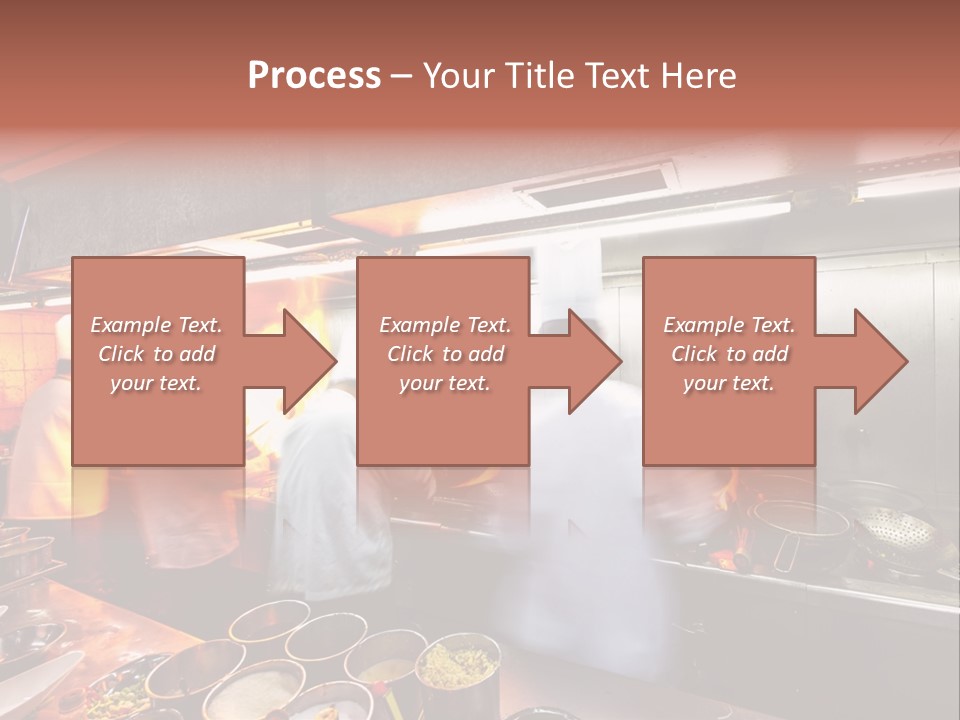 Hotel Fire Commercial Kitchen PowerPoint Template