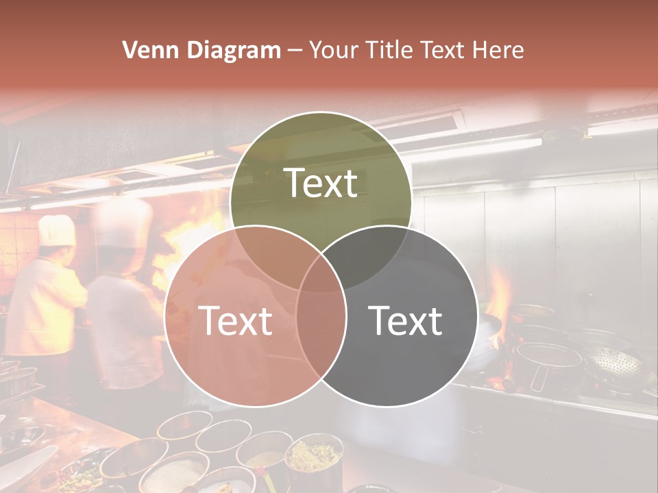 Hotel Fire Commercial Kitchen PowerPoint Template