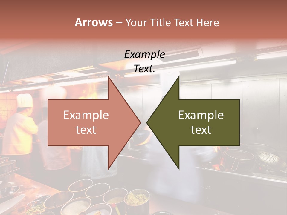 Hotel Fire Commercial Kitchen PowerPoint Template