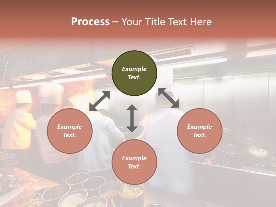 Hotel Fire Commercial Kitchen PowerPoint Template