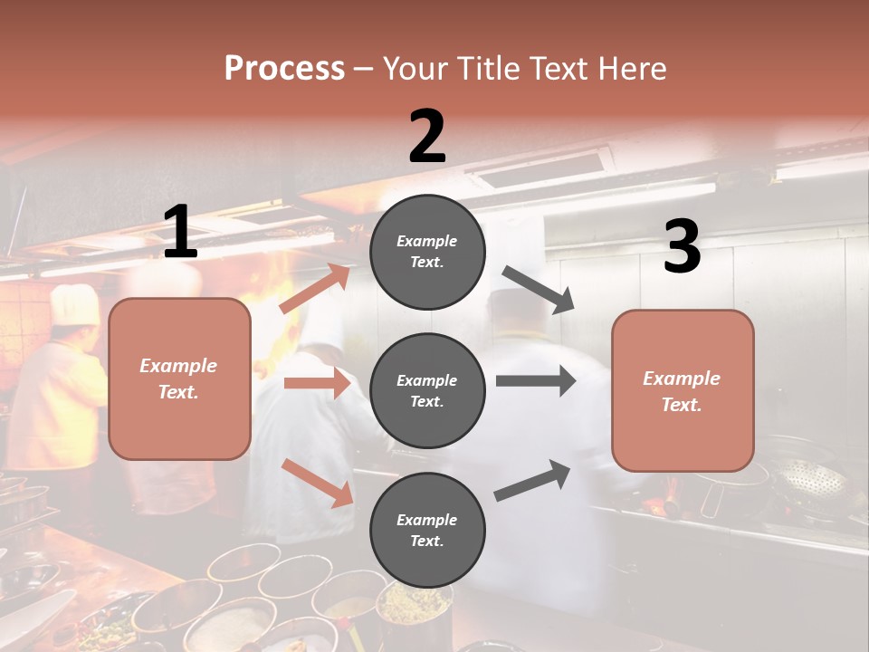 Hotel Fire Commercial Kitchen PowerPoint Template