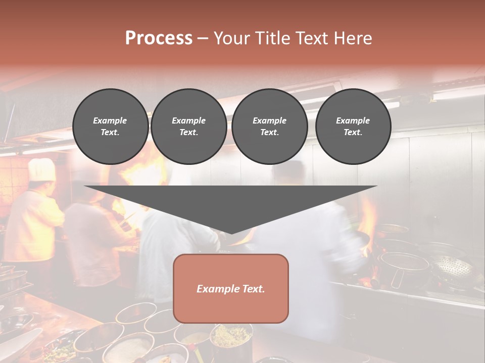 Hotel Fire Commercial Kitchen PowerPoint Template