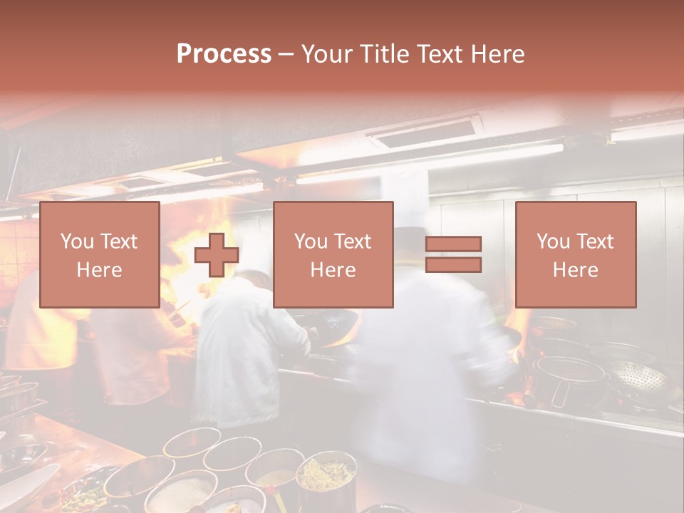 Hotel Fire Commercial Kitchen PowerPoint Template