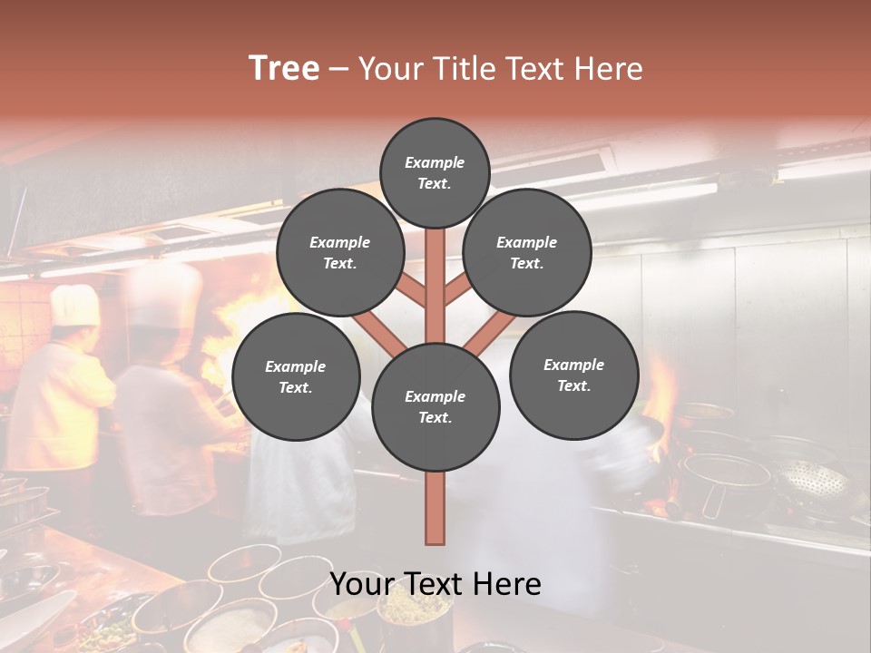 Hotel Fire Commercial Kitchen PowerPoint Template