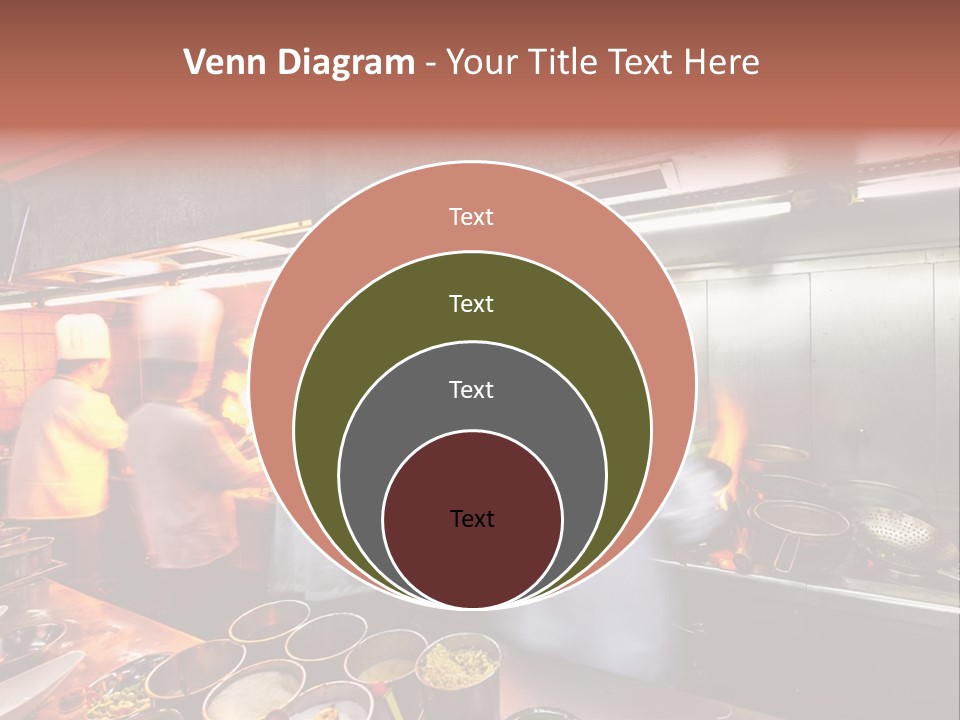 Hotel Fire Commercial Kitchen PowerPoint Template