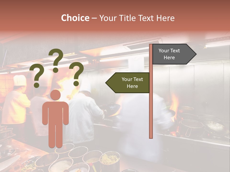 Hotel Fire Commercial Kitchen PowerPoint Template