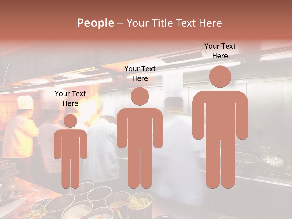 Hotel Fire Commercial Kitchen PowerPoint Template