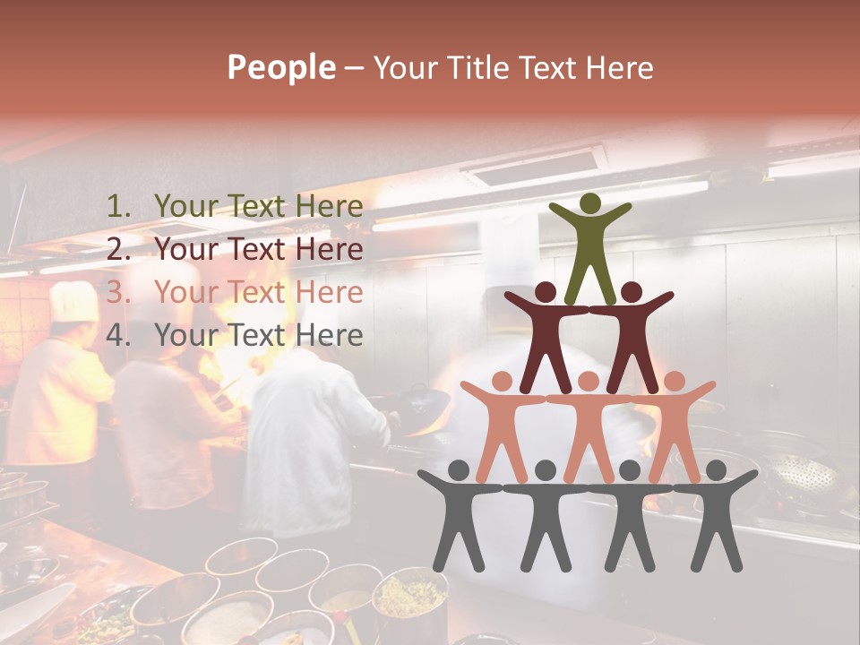 Hotel Fire Commercial Kitchen PowerPoint Template