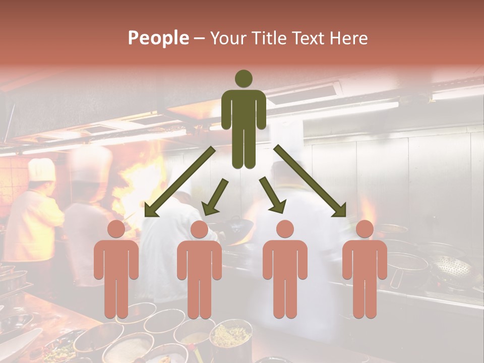 Hotel Fire Commercial Kitchen PowerPoint Template