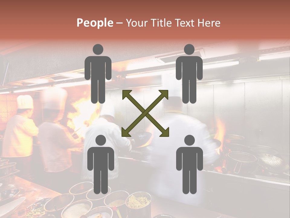 Hotel Fire Commercial Kitchen PowerPoint Template