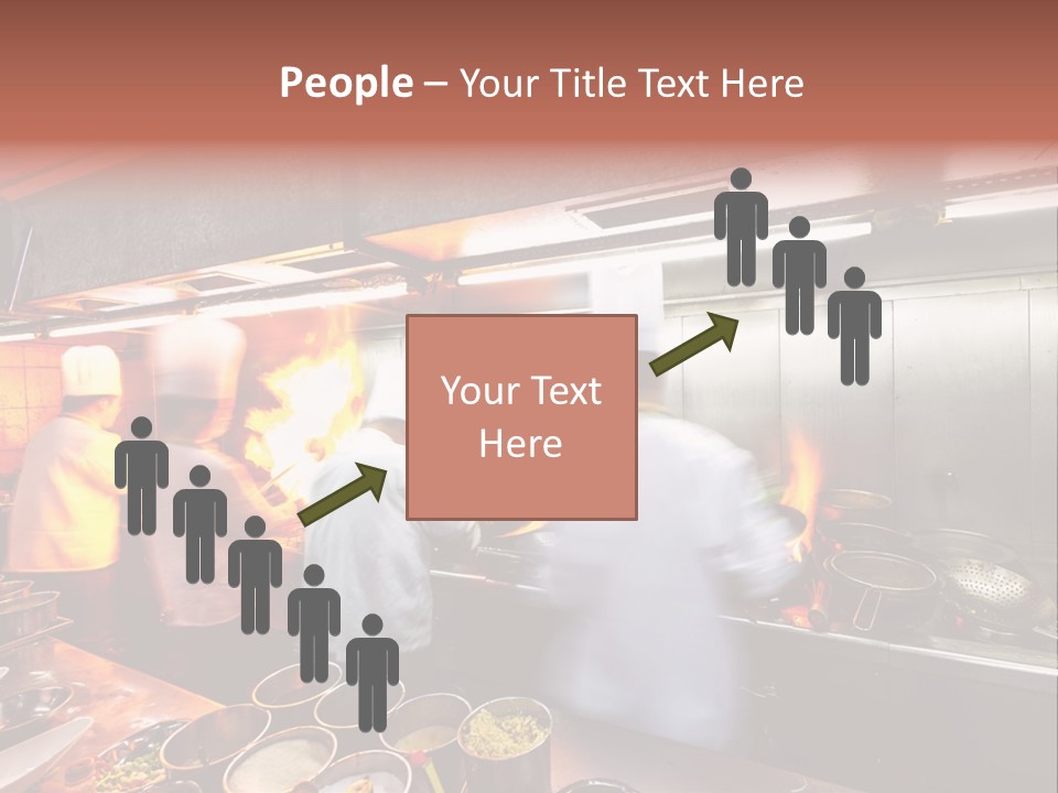 Hotel Fire Commercial Kitchen PowerPoint Template