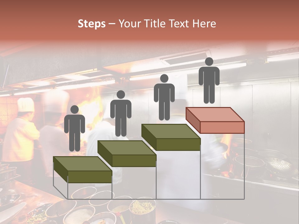 Hotel Fire Commercial Kitchen PowerPoint Template