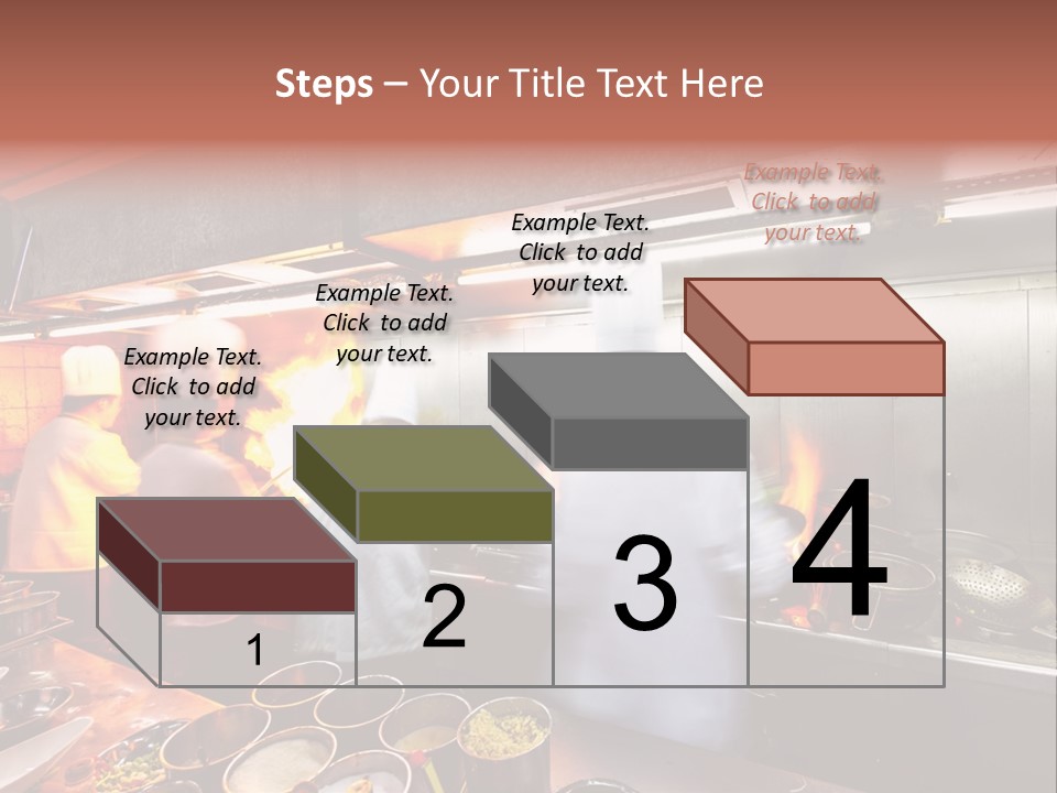 Hotel Fire Commercial Kitchen PowerPoint Template