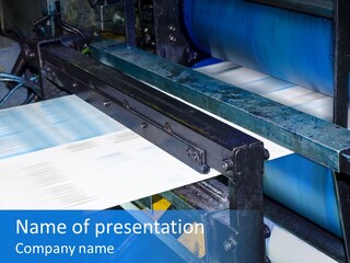 Commercial Manufacturing Sheetfed Offset PowerPoint Template