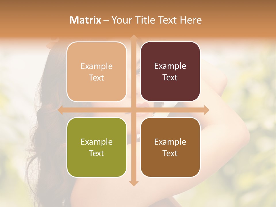 Care Ends Curly PowerPoint Template