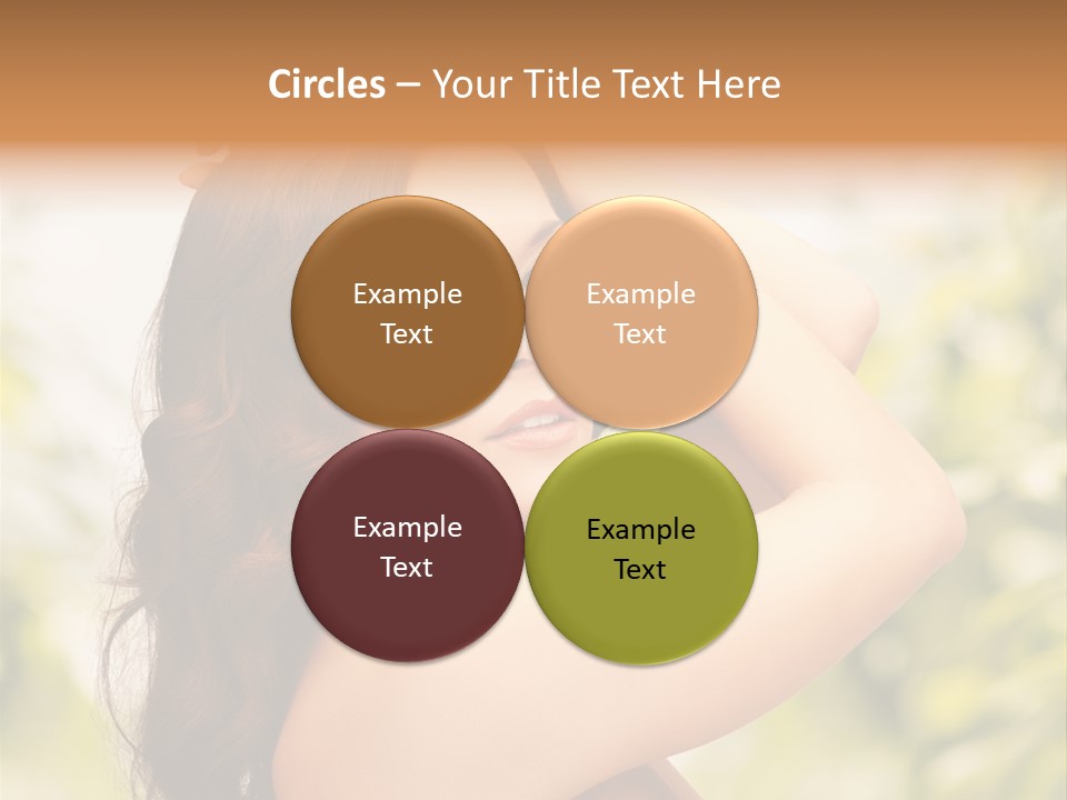 Care Ends Curly PowerPoint Template