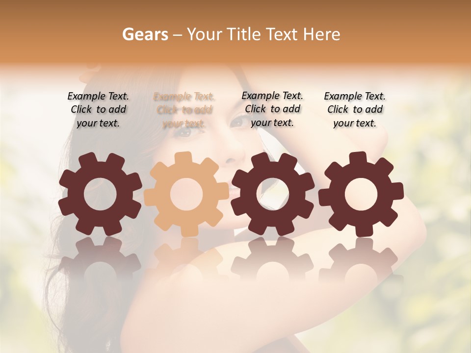 Care Ends Curly PowerPoint Template