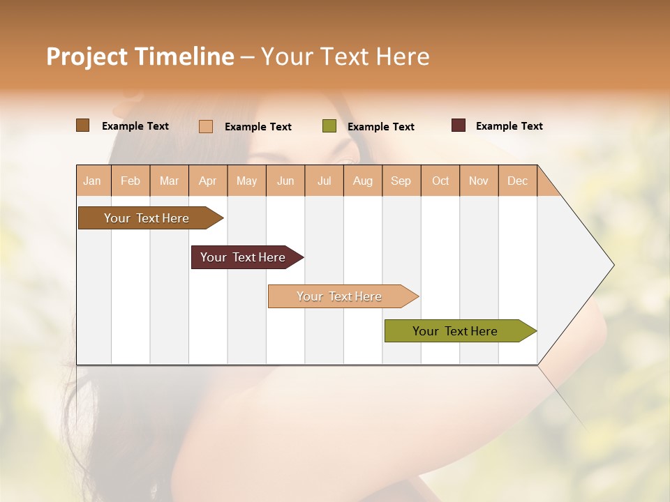 Care Ends Curly PowerPoint Template