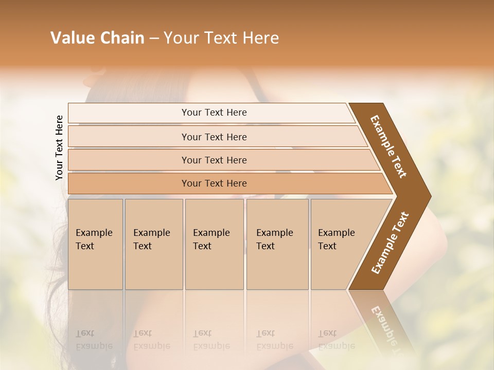 Care Ends Curly PowerPoint Template