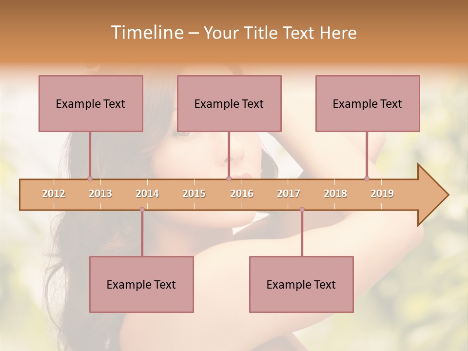 Care Ends Curly PowerPoint Template