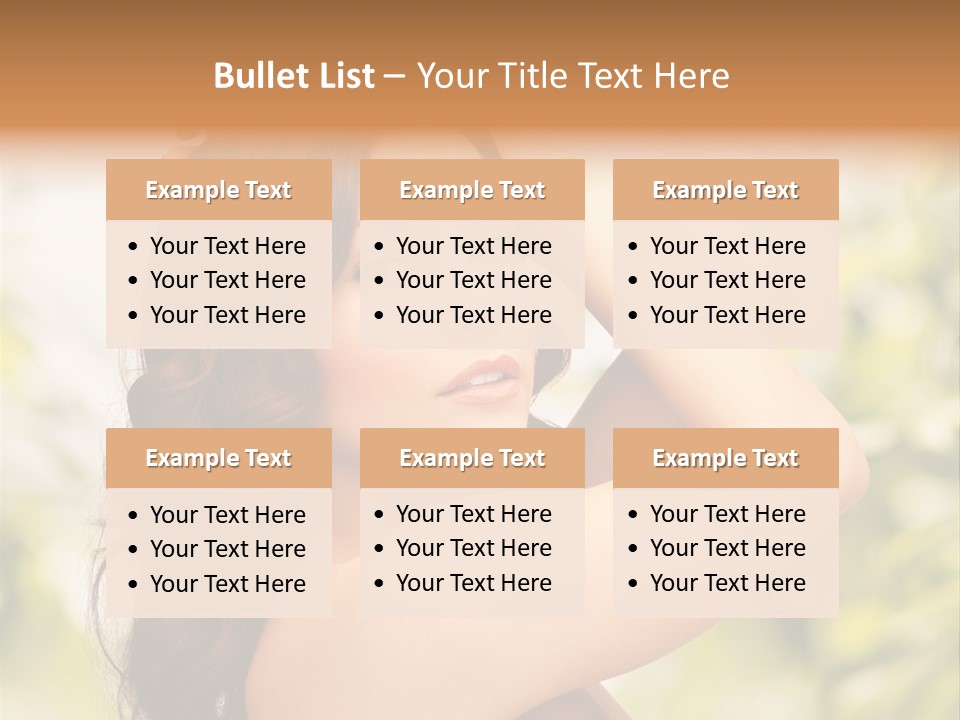 Care Ends Curly PowerPoint Template