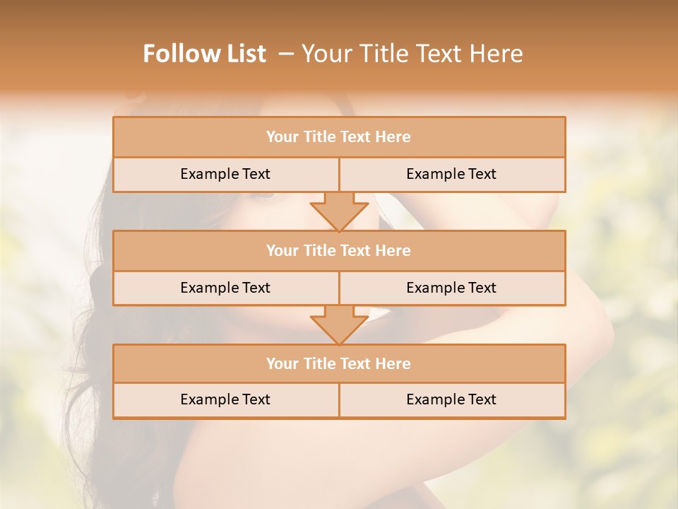 Care Ends Curly PowerPoint Template