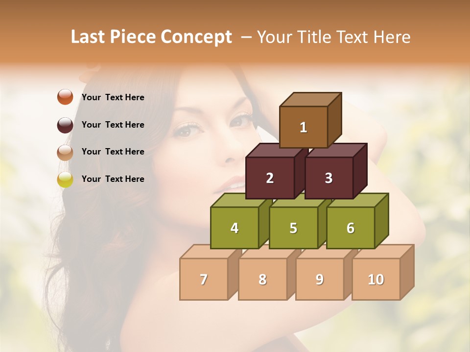 Care Ends Curly PowerPoint Template