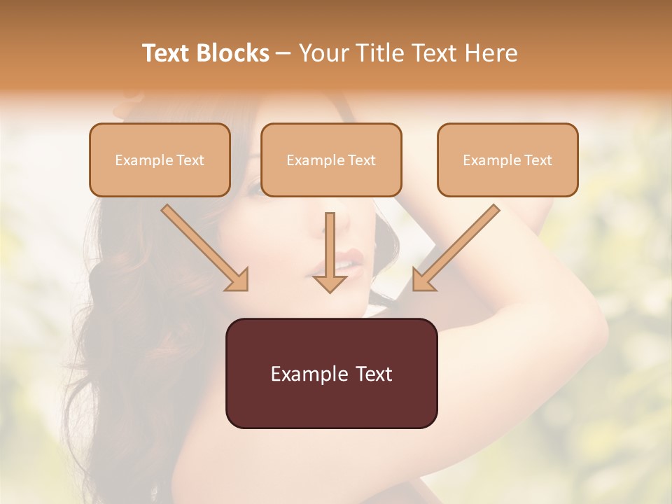 Care Ends Curly PowerPoint Template