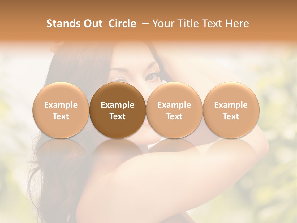 Care Ends Curly PowerPoint Template