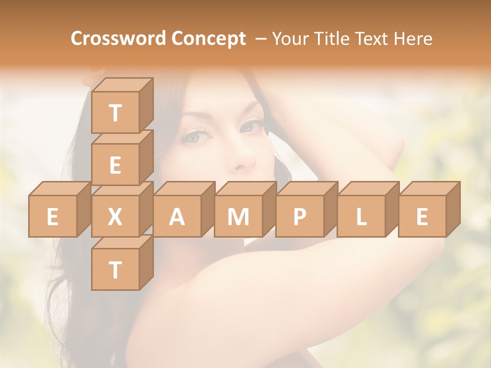 Care Ends Curly PowerPoint Template