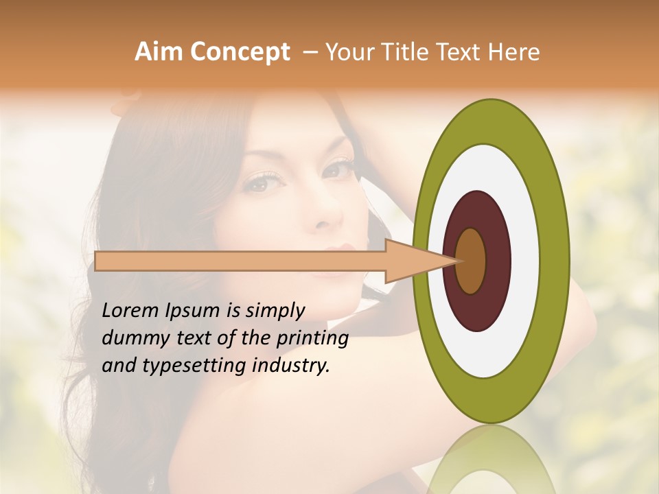 Care Ends Curly PowerPoint Template