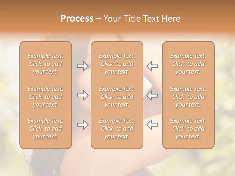 Care Ends Curly PowerPoint Template