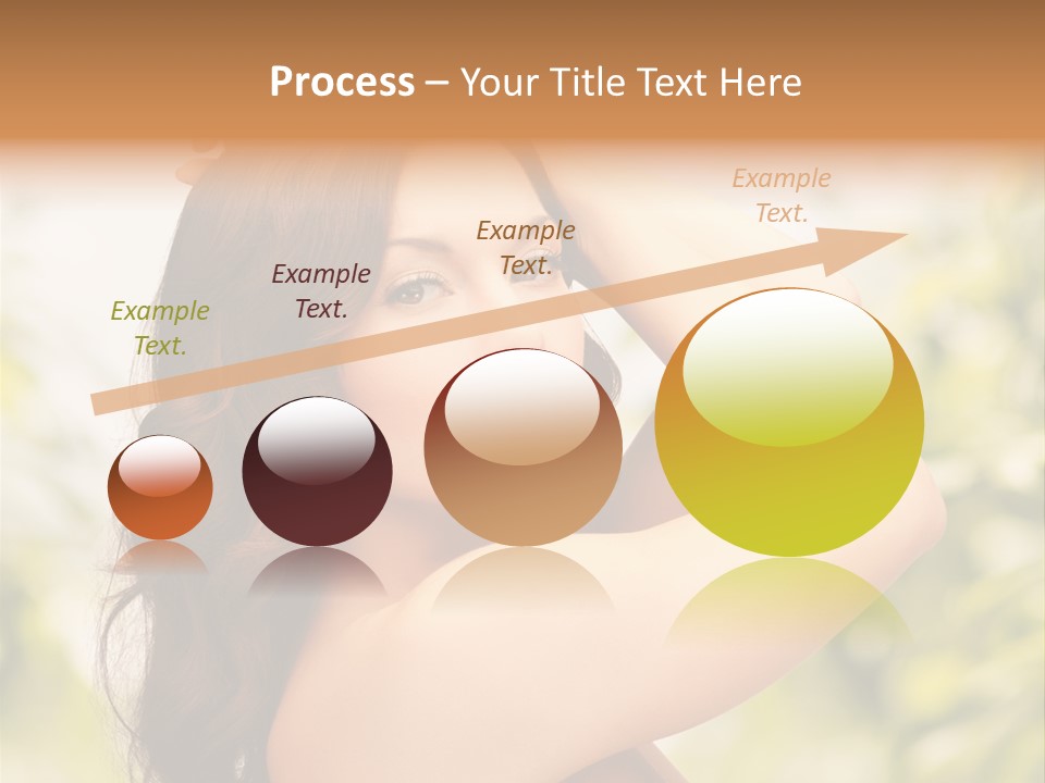 Care Ends Curly PowerPoint Template