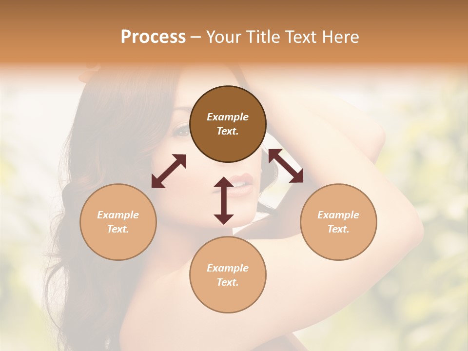 Care Ends Curly PowerPoint Template