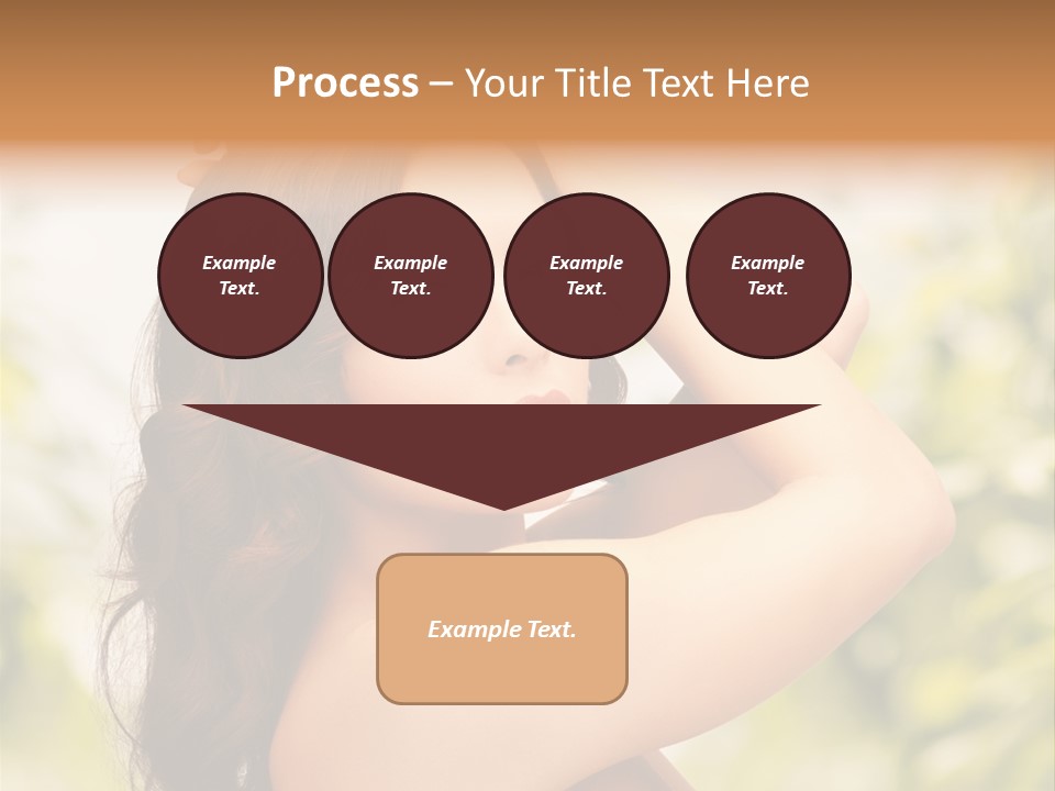 Care Ends Curly PowerPoint Template