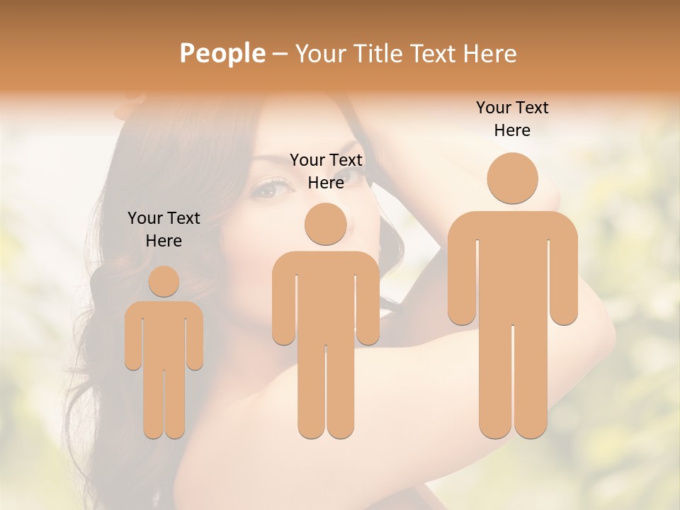 Care Ends Curly PowerPoint Template