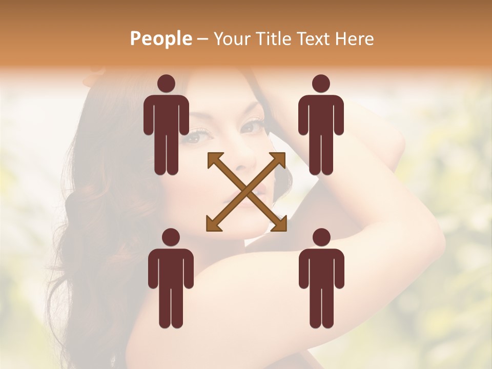 Care Ends Curly PowerPoint Template